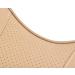 DSstyles 2-Piece PU Leather Car Neck Pillow Set | 28x18 cm Headrest Cushion - Beige - Buy Online on GoSupps.com