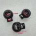 Hole Cord Lock Stopper spring buckle Cord Locks Toggles 50pcs/lot Black/white Plastic Round Ball Cord Lock Toggles Plastic Stoppers For 9mm Bungee Shock Cord(Black) 18*22mm Black - Buy Online on GoSupps.com