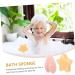 Zerodeko Konjac Face Wash Sponges & Exfoliating Back Scrubber - 4 Pcs Bath & Dishwashing Puffs - Travel-Friendly Body Cleansing Loofah - Buy Online on GoSupps.com