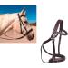 Wonder Care English Leather Crossunder Bitless Horse Bridle Headstall, Tan Medium | Genuine Leather with Reins - Buy Online on GoSupps.com