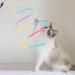 Molain Cat Magic Wand 3Pcs - Rainbow Ribbon Toys for Kittens | Interactive Training & Exercise Catcher (30cm) - Buy Online on GoSupps.com