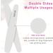 12Pcs CGBE Professional Nail Files Set - 150/150 Grit Double-Sided Emery Board for Manicure, Home and Salon Use - Buy Online on GoSupps.com