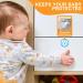 Magnetic Child Safety Cupboard Locks (6 Locks + 2 Keys) - No Drill Baby Proofing for Kitchen Cabinets & Drawers | Adhesive Installation | Includes 2 Sliding Door Window Locks - Buy Online on GoSupps.com
