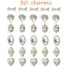 YOSOMK Nail Charms: 30PCS 3D Iridescent Diamonds Rhinestones for Women's Acrylic Nail Art - Buy Online on GoSupps.com