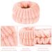 6-Piece Spa Headband and Wristband Set for Women - Microfiber Skincare Headbands, Makeup Headband, Facial Wrist Towel - Pink/White - Buy Online on GoSupps.com
