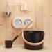 7L Luxurious Sauna Accessories Kit Practical Complete Finnish Sauna Aluminum Bucket Set with Ladle Thermometer/Hygrometer Sauna Aromatherapy Oil Cup Great for Sauna and Spa - Buy Online on GoSupps.com