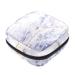 Gray bright light marble stone pattern women's napkin storage bag portable period pocket for women teenagers girls menstrual cup pocket breastfeeding insert holder