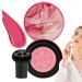 Blush for cheeks Face Blush Contour Cosmetics Long Lasting Highlighter for Holiday Festive Wedding Night Occasions 01