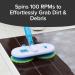 Floor Police Electric Mop with Dual Spinning Mopheads & 6 Cleaning Pads - Rechargeable & Cordless for Hardwood and Tile Floors - Buy Online on GoSupps.com