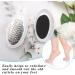Creative Egg Foot Grinder Portable Egg Callus Remover Durable Manual Pedicure Tools for Dead Skin Removal White Highly Effective Callus Remover Wake up Velvety Feet for Foot Spa Home Salon - Buy Online on GoSupps.com