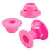 JANYUN 40 Pcs Pink Magic Hair Rollers - 20 Large & 20 Small Silicone Curlers (Dark Pink) - Buy Online on GoSupps.com