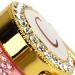 Gold Baby Pacifier Set - Rhinestone Covered Lightweight Pacifier for 6-18 Months (Letter C) - International Shipping Available - Buy Online on GoSupps.com
