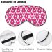 Pink Ribbon Breast Cancer Sleep Mask - Adjustable Strap Eye Cover for Men and Women - Ideal for Travel, Night, and Nap - Light Blocking Blindfold - Buy Online on GoSupps.com