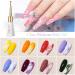 Clear Blooming Gel - Gel Nail Polish for Nail Designs - Spreading Colorful Magical Effects Watercolor Marble Nail Gel - UV Gel for DIY Flower Animal Natural Stone DIY Nail Art - Buy Online on GoSupps.com