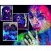 Non-Toxic UV Face Paint Crayon for Mardi Gras & Halloween - Black Light Neon Makeup Marker for Kids - Buy Online on GoSupps.com