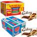 Golden Wonder Fully Flavoured Box And Walkers Box Cheese and Onion Salt and Vinegar Smoky Bacon Ready Salted Prawn Cocktails 32pkx25g Each Box/Total 64 Individual Bags With Galaxy Chocolate Bars