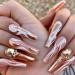Rose Gold Chrome Nail Powder - Long Lasting Glitter for Mirror Effect Nails - Metallic Pigment Powder for Pink Champagne Chrome Nails - Easy to Use - 2 Jars Included - Buy Online on GoSupps.com