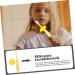 Seaesfoufu Toddler Toothbrush - Portable Baby Tooth Cleaner | Essential Baby Accessories | 1 Pack - Yellow - Buy Online on GoSupps.com