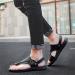 Microfiber Leather Bunion Orthotic Sandals | Large Toe Bone Correction Flip Flops | Size 7 - Black | Prevent Hallux Valgus - Buy Online on GoSupps.com