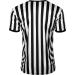 FitsT4 Men's Black & White Stripe Referee Shirt - V-Neck Short Sleeve Uniform for Soccer, Basketball, Football - Size XL - Buy Online on GoSupps.com