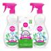 Toy & Highchair Cleaning Spray by Dapple Baby, Fragrance Free, 16.9 Fl Oz Bottle (Pack of 2) + 30 Count All Purpose Wipes Pouch, Lavender - Plant Based Spray & Hypoallergenic Cleaning Wipes
