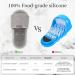 TATBOOMU Shower Foot Scrubber - Soft Silicone Bristles, Non-Slip Suction Cups, Exfoliates & Massages Feet, Improve Circulation - Gray (1PCS) - Buy Online on GoSupps.com