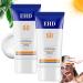 EHD Sunscreen 50, Protector Solar Ehd, EHD Face Sunscreen Moisturizer with SPF 50+ PA+, Daily Defense Sunscreen Help Hydrate Skin & Decrease Wrinkles (2Pcs)