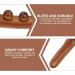Lurrose 36cm Wood Massage Stick | Trigger Point Massage Roller for Muscle Release | Manual Back Massager & Hand Roller - Buy Online on GoSupps.com
