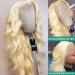 20 Blonde Lace Front Body Wave Wig for Women | 13x4 Pre-Plucked Human Hair | 150% Density Brazilian Virgin Hair - Buy Online on GoSupps.com