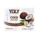 Yoly Coconut Bar Soap (90 g Pack of 4) - 95% Natural Vegan-Friendly Moisturizing Soap for Silky Smooth Skin