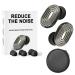 Ear Plugs for Sleeping Noise Cancelling Reusable Silicone Earplugs for Concerts Quiet Noise Ear Plugs for Shooting Range/Noise Sensitivity/Motorcycles/Hearing Protection -S M L Bright Black Case