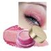 Oulac Glitter Eyeshadow Metallic Finish - High Impact Pink Eyeshadow with Waterproof Formula | Up to 12 Hours Wear | Creates Eye-Catching Eye Make-up Vegan 12g (10) Pink Star Light Pink