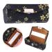 Buy Solustre Lipstick Case with Mirror - Elegant Satin Cosmetic Storage Box for Lipstick (Black) | Perfect Gift for Women - Buy Online on GoSupps.com