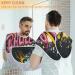 Colorful Graffiti Beard Bib Apron - Men's Hair Catcher for Shaving | Perfect Gift for Dad Husband - Includes 2 Suction Cups - Buy Online on GoSupps.com