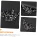 Angoily Hair Comb Wedding Hair Accessories for Brides Rhinestone Black Hair Accessories Wedding Headdress Crystal Hair Accessories Bridal Headpieces Bridal Tiara Alloy Glass Decorate - Buy Online on GoSupps.com
