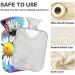 NAANLE 2L Hot Water Bottle with Chrysanthemum Cover | Pain Relief & Heat Therapy for Menstrual Cramps | Large Warm-Up Bag for Hand & Foot Care - Buy Online on GoSupps.com