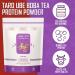 Taro Ube Boba Tea Protein Powder | 26g Whey Protein Isolate | No Added Sugars | High Protein Bubble Tea Mix - Buy Online on GoSupps.com
