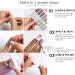 NAILOG Extra Long Semi Cured Gel Nail Strips - 20 Piece Long Lasting Nail Stickers with Soft Glossy Finish - Buy Online on GoSupps.com