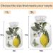 Naanle Vintage Flower Lemon Hot Water Bottle 1L | Transparent Cover for Pain Relief & Therapy - Ideal for Bed Hands & Feet - Buy Online on GoSupps.com