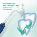 Initio 600ML Water Flosser for Teeth - Dental Water Teeth Cleaner with 2 Modes & 10 Adjustable Pressure - 6 Tips for Multiple Users - Blue - Buy Online on GoSupps.com