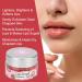 Lip Scrub Strawberry Exfoliator for Dry, Cracked Lips - Natural Care Cream for Brightening Dark Lips - Buy Online on GoSupps.com