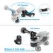 360 Rotation Bike Handlebar Mount for GoPro Hero - Aluminum Mount for 0.6-1.3 inch Handlebars - Black - Buy Online on GoSupps.com