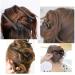 Pack of 12 Black Plastic Combi Clip Hair Clips - Durable Sectioning Hair Clamps for All Hair Types - Buy Online on GoSupps.com