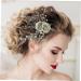 HAPINARY Bridal Headpiece Hair Clips Wedding Hair Accessories Tiara Hair Barrettes Gold Hair Accessories Hair Pin Bridal Hair Accessories for Wedding Bridesmaid Hair Accessories Cloth - Buy Online on GoSupps.com