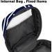 White Bar Women's Binding-Storage Bag | Large Menstrual Cup Pocket with Zipper | Stylish Period Inserts & Tampon Bags for Girls & Women - Multi-Colored - Buy Online on GoSupps.com