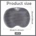 Slip-Proof Silicone Massage Pad & Back Scrubber | Foot Brush with Suction Cup - Relaxing & Effective Cleaning Massage - Gray - Buy Online on GoSupps.com