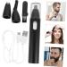 Balacoo 3 Set Nose Hair Trimmer | Nasal & Ear Hair Remover | Facial Hair Clippers & Brow Trimmer - International Shipping Available - Buy Online on GoSupps.com