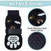 PUPTECK Double-Sided Anti-Slip Dog Socks 3 Pairs - Medium - Pack of 6 - Black(Rainbow) - Buy Online on GoSupps.com