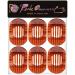 RC ROCHE 6-Pack Large Teeth Non-Slip Hair Clips for Thick Hair - Medium Brown Claw Set for Women & Girls - Buy Online on GoSupps.com
