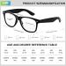 Abejojo Oversize Blue Light-Blocking Reading Glasses for Women & Men - UV Protection Glare Reduction Spring Hinge 1.75 Diopters - Buy Online on GoSupps.com